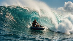Big Wave Surfer's Dream
