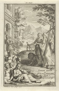 Bijeenkomst van deugden, ondeugden en allegorische figuren