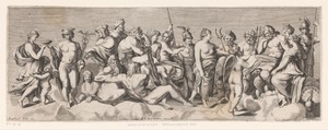 Bijeenkomst van goden op de Olympus
