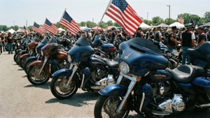 Biker Rally Gathering