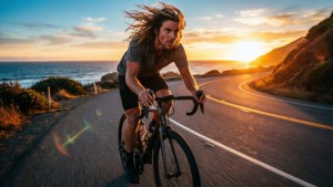 Biking Sunset