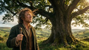 Bilbo in the Shire