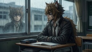 Bill in Rainy Classroom