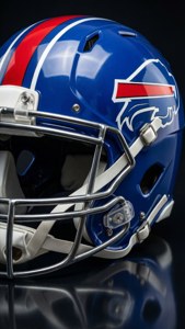 Bills Helmet Close-Up