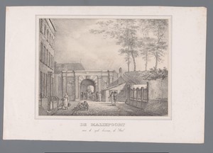 Binnenzijde van de Maliepoort in Utrecht