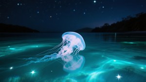 Bioluminescent Bay Jelly