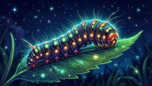 Bioluminescent Caterpillar