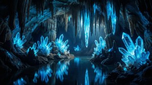 Bioluminescent Cave