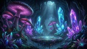 Bioluminescent Caverns