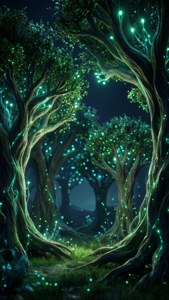 Bioluminescent Forest
