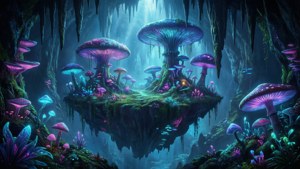 Bioluminescent Grotto