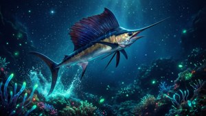 Bioluminescent Marlin