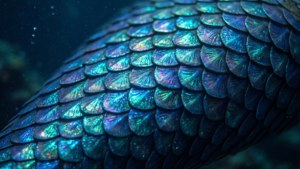 Bioluminescent Mermaid Scales
