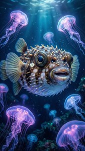 Bioluminescent Puffer