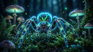 Bioluminescent Spider