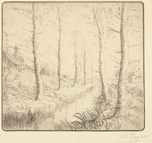 Birch Trees along the Water (Les bouleaux: Bord de l'eau)