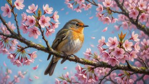 Bird and Blossoms