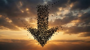 Bird Formation Downvote
