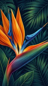 Bird of Paradise Vector