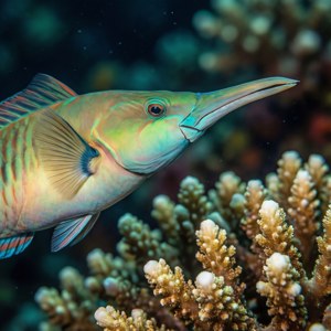 Bird Wrasse Portrait