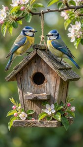 Birdhouse Visitors
