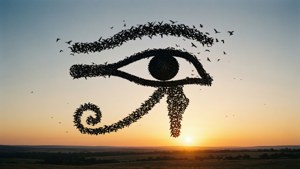 Birds Forming the Eye