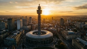 Birmingham Skyline at Dusk