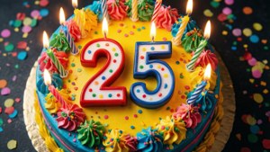 Birthday 25 Cake