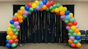 Birthday Balloon Arch