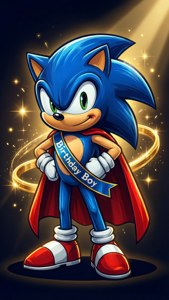Birthday Boy Sonic