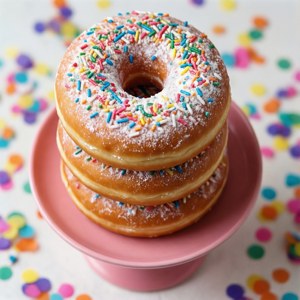 Birthday Donut Stack