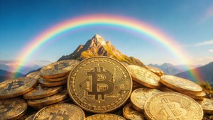 Bitcoin Mountain and Rainbow