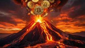 Bitcoin Volcano Eruption