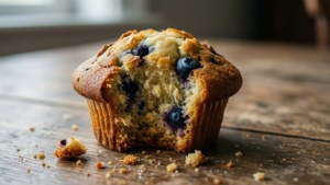 Bitten Blueberry Muffin