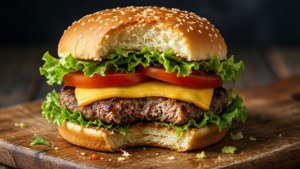 Bitten Cheeseburger Deluxe