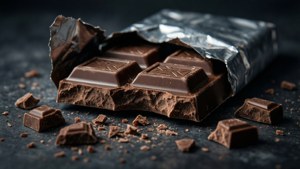 Bitten Chocolate Bar Edgy