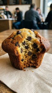 Bitten Chocolate Muffin