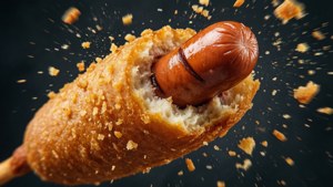 Bitten Corn Dog