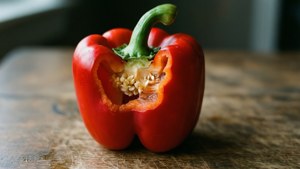 Bitten Red Pepper