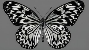 Black and White Butterfly