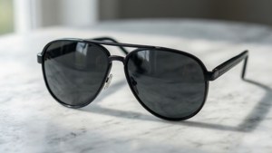 Black Aviator Elegance