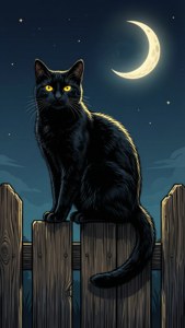 Black Cat Fence