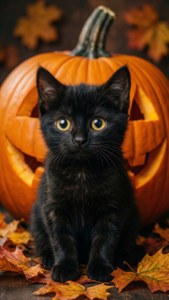 Black Cat Pumpkin