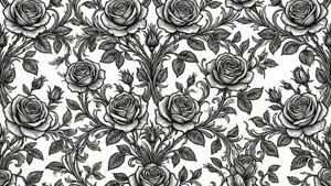 Black Floral Elegance
