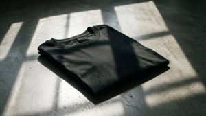 Black Folded Concrete Mockup