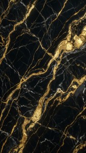 Black Gold Marble