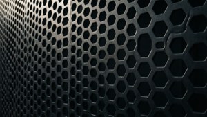 Black Hexagonal Panel