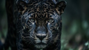 Black Jaguar in Shadow