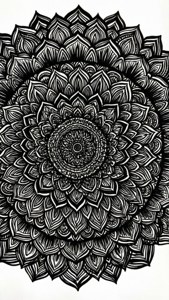 Black Mandala Elegance