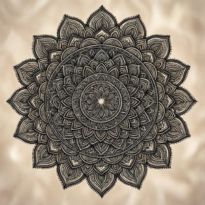 Black Mandala Pattern